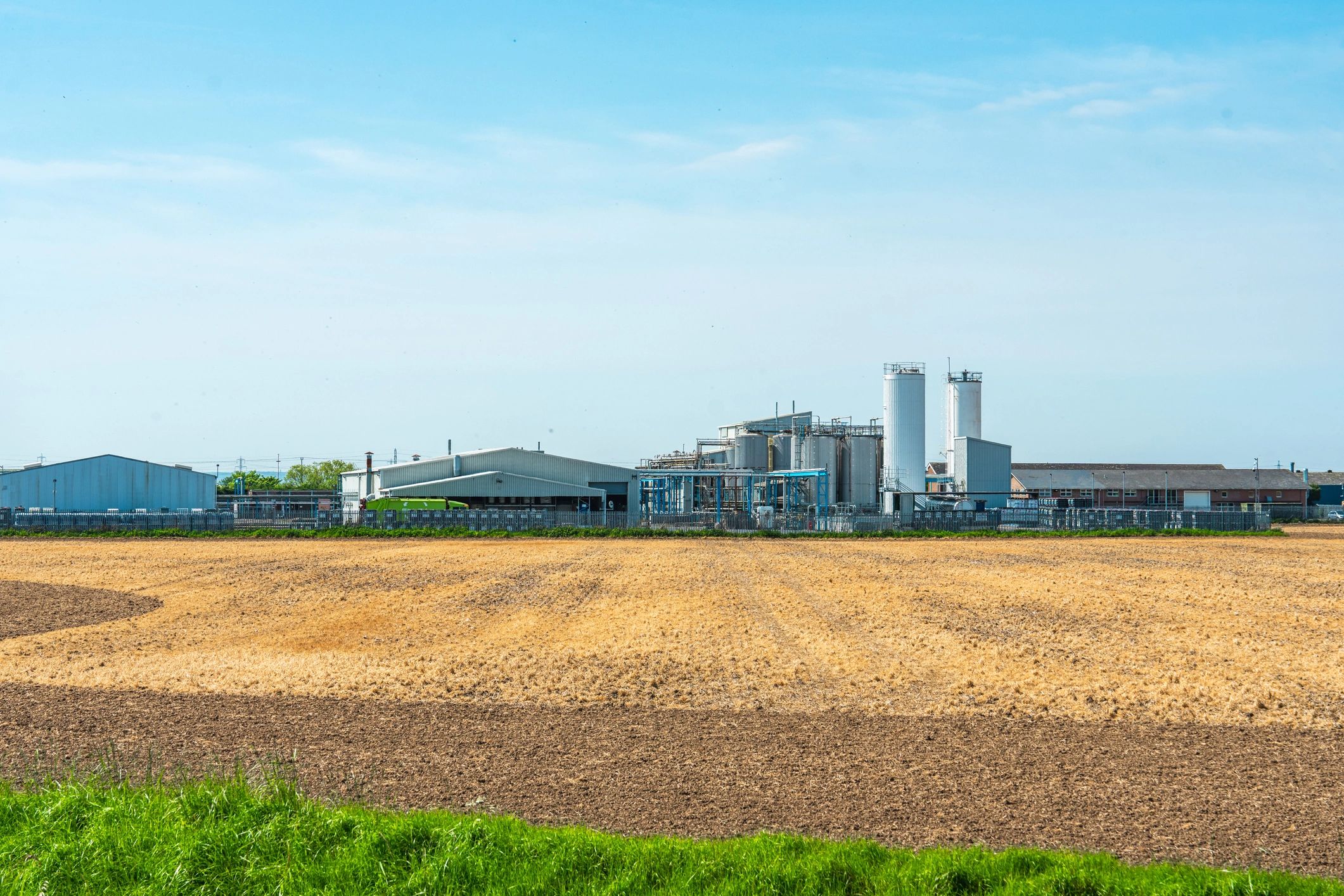 Industrial storage tanks and processing facilities